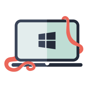 Windows laptop illustration